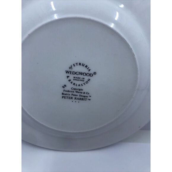 Peter Rabbit Nursery Plate by Wedgwood Plate 7”  - Beatrix Potter - Picture 8 of 11